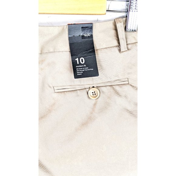 Camel light beige womens trouser board shorts 10 - Picture 5 of 5
